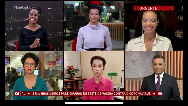 Após críticas, GloboNews coloca jornalistas negros no