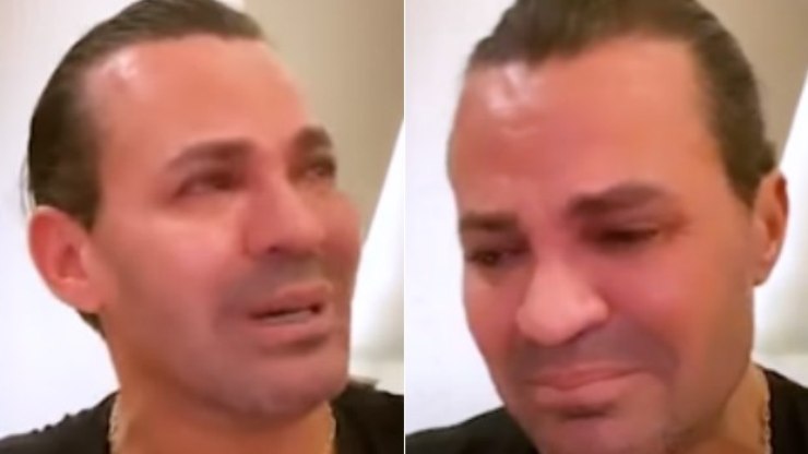 Eduardo Costa chora ao vivo e diz: