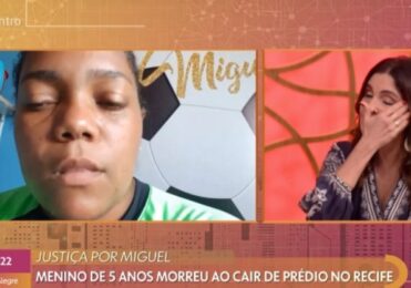 Fátima Bernardes chora no ‘Encontro’ ao entrevistar mãe de Miguel – TV & Novelas – iG