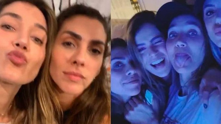 Gabriela Pugliesi ignora isolamento social e faz festa com amigas   Celebridades   iG