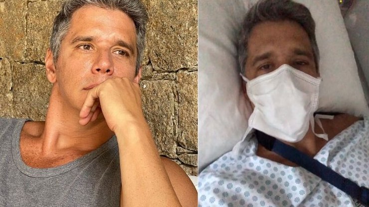Marcio Garcia sofre acidente doméstico e precisa fazer cirurgia    Fabia Oliveira   iG