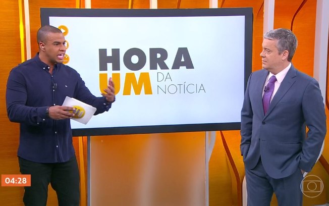 Thiago Oliveira e Roberto Kovalick no Hora Um