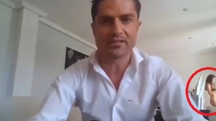 Traição? Mulher seminua surge em live de jornalista comprometido   Fofocas dos Famosos   iG