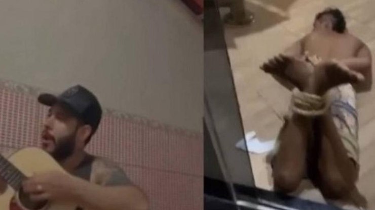 Vídeo: casa de cantor sertanejo é invadida durante live   Celebridades   iG