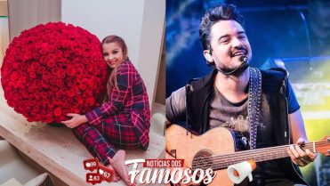 Maiara ganha buquê de rosas gigante do namorado, Fernando Zor: “Te amo”