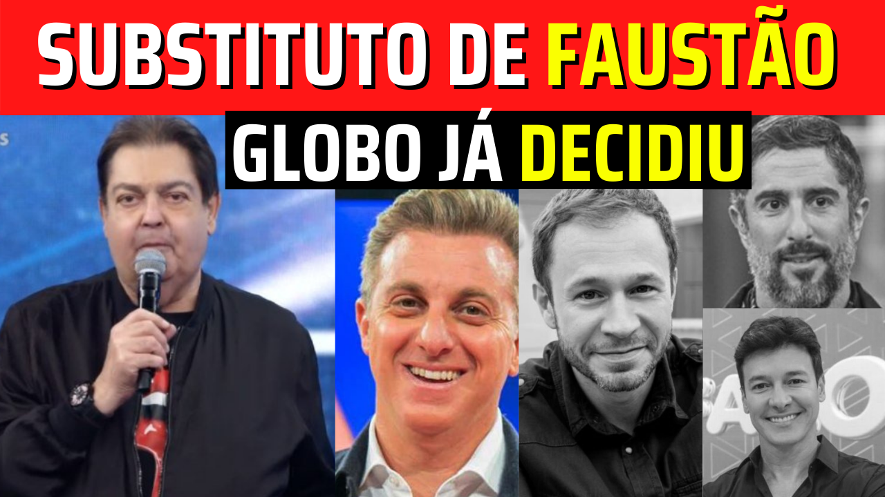 🔴Quem vai substituir Faustão em 2022 Rede Globo já DECIDIU, Saiba quem Será!!! Confira!💥