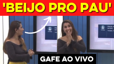 Apresentadora da Globo comete GAFE ao vivo durante jornal: ‘Beijo pro pau’