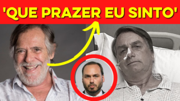 José de Abreu Troca Farpas com Carluxo e Debocha da internação de Bolsonaro ‘ Que prazer eu sinto’