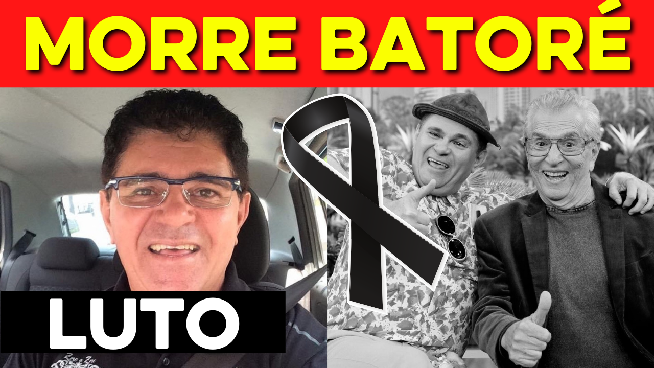 Morre Batoré, ator e humorista, aos 61 anos em São Paulo (LUTO)