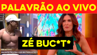 BBB22: Paulo André fala PALAVRÃO ao vivo no encontro e Fátima Bernardes se desespera