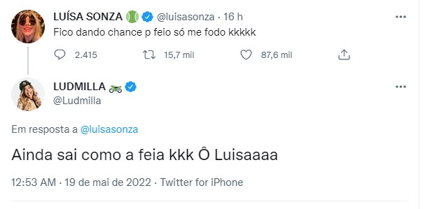 Luísa Sonza desabafa e fala que não vai dar mais 'chance pra gente feia'