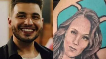 Empresário de Campo Grande faz tatuagem de Larissa Manoela com símbolo do Pix e espiga de milho