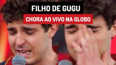Filho de Gugu chora no Domingão com Huck durante homenagem da Globo ao pai
