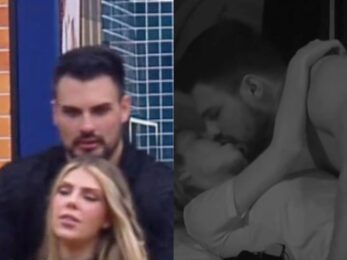 A Fazenda: Renê e Ana Bruna trocam beijos debaixo do edredom após 1ª festa