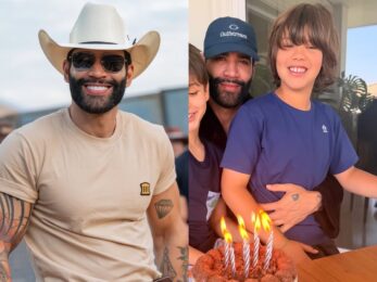 Gusttavo Lima completa 37 anos e recebe homenagem de Andressa Suita