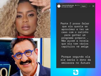 Mãe Michelly revela que Cariúcha teria feito um trabalho para se envolver com o apresentador Ratinho, que, segundo ela, seria o futuro dono do SBT