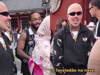 MC Daniel é advertido por autoridades no Japão durante dança em templo