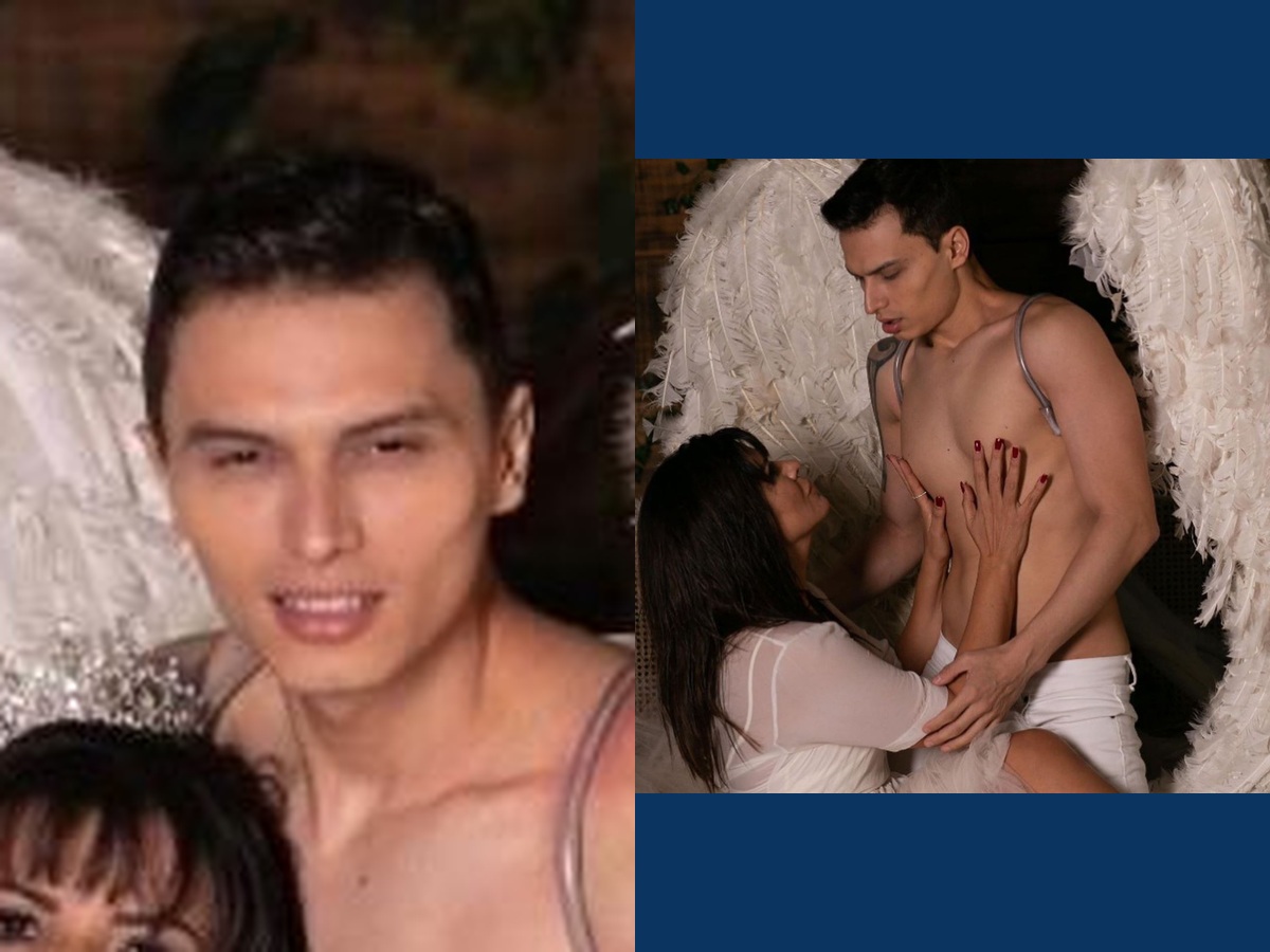 Mara Maravilha e Gabriel Torres: Web resgata ensaio sensual de Mara Maravilha com o ex-marido Gabriel Torres, que está no elenco da Fazenda
